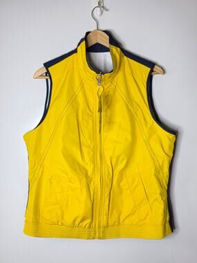 LRL Ralph Lauren 90s Style color block Vest Nautical NEW nylon casual Size Large